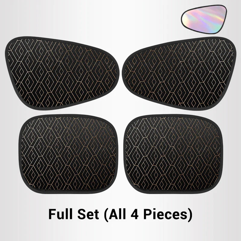 🚗💥Pare-Soleil Vitres Latérales Voiture – Anti-UV, Courbé, Universel, Film Statique, 5 Configurations, Idéal Protection Conducteur & Passagers ☀️