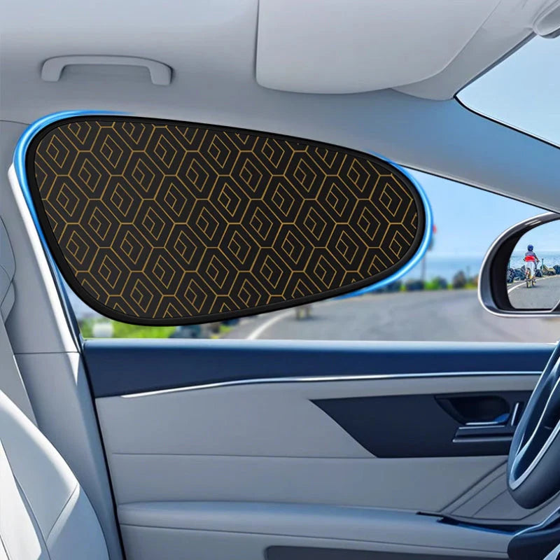 🚗💥Pare-Soleil Vitres Latérales Voiture – Anti-UV, Courbé, Universel, Film Statique, 5 Configurations, Idéal Protection Conducteur & Passagers ☀️